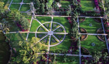05 Middleton Place Rose Garden Aerial