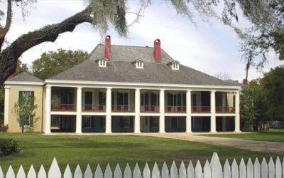 Outside Destrehan Plantation
