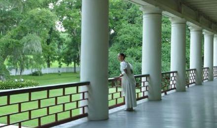 Porch Of Destrehan Plantation