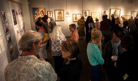 Visitors Attend Opening Of The San Blas Years Press