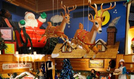 Santa Deer Vertical