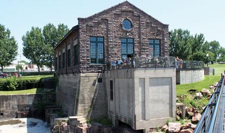 Falls Park. Overlook Cafe