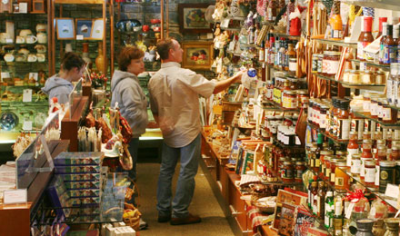 Retail Area With Shoppers Offer Many Delicious K Y Food Items And Beauty Products