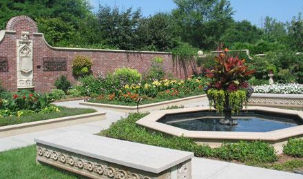 Victorian Garden In The Summer