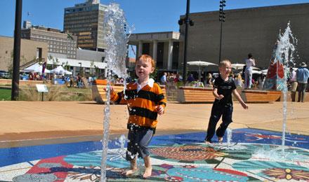 Town Creek Arts Festival Fountains