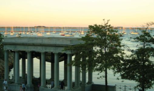 300Dpi Plymouth County Plymouth Plymouth Rock Portico At Dusk 231 K B