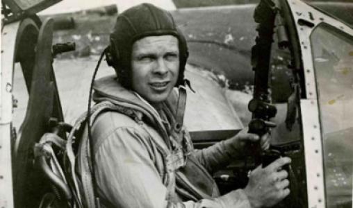 P400 Dick At Wheel Of P38