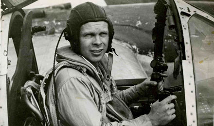 P400 Dick At Wheel Of P38