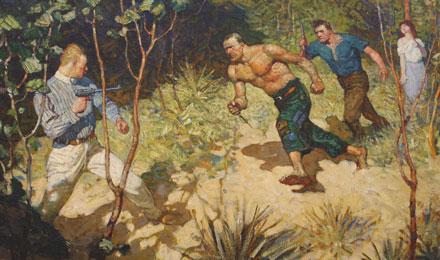 15 N C Wyeth Famous Artist 1 Of M A N Y On Display