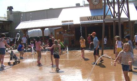 23 Choreographed To Music Splash Park In Backyard