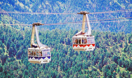 Soar Over Mountins On The Sandia Peak Tramway