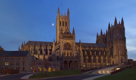 National Cathedral Washington Dc Night