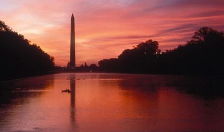 Washington Monument Sunset