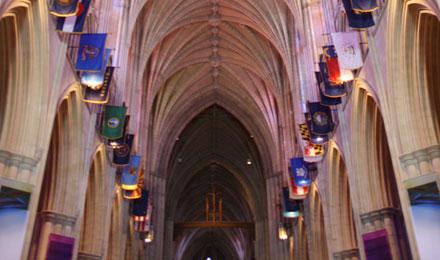 Inside National Cathedral Washington Dc