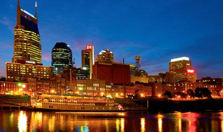 Nashville Night Skyline