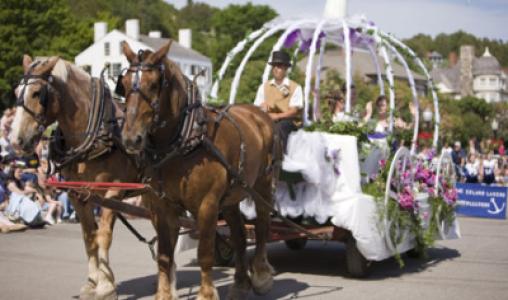 Horse And Carriage Mackinac Island