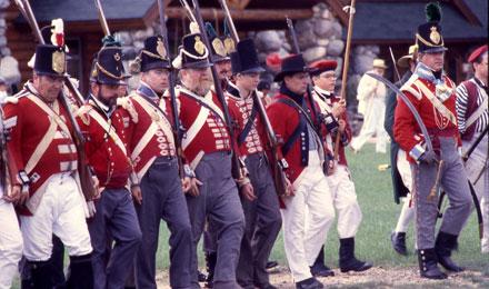 Musket Demonstrations Mackinaw