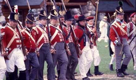 Musket Demonstrations Mackinaw