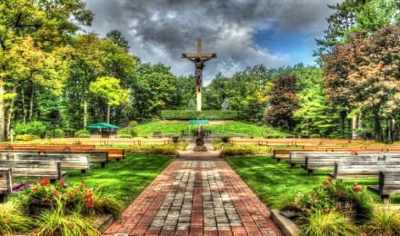 Option Christian Attraction Cross In The Woods